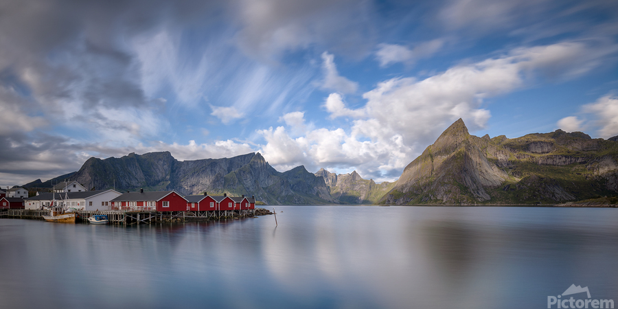 Calm Seas in Lofoten by Eirik Sorstrommen Wall Art