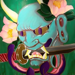 Blue Hannya