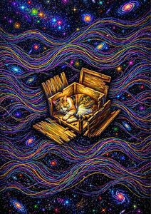 ‘Schrodinger’s Horizon: The Infinite Observer’ Digital Art