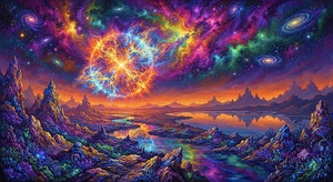 ‘The Radiant Singularity’ Digital Art