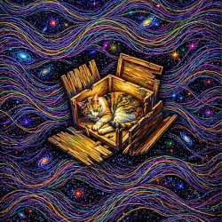 ‘Schrodinger’s Horizon: The Infinite Observer’ Digital Art