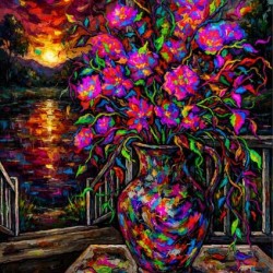 ‘Oversaturated Heart’ Digital Art