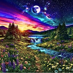 ‘Cosmic Solstice’ Digital Art