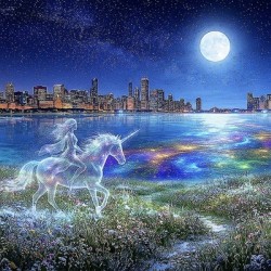 ‘Ethereal Moonlight Journey’ Digital Art