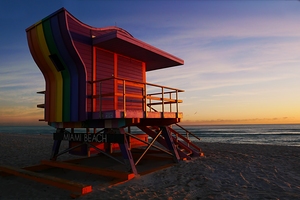 Dawning Day - Pride Lifeguard Tower