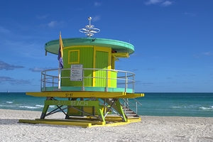 In Orbit - Miami Beach Lifeguard Station