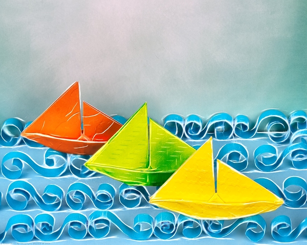 A Close Race Print