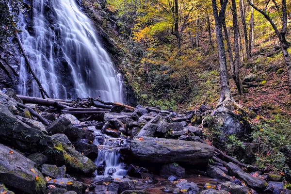 Falls Watersong - Crabtree Falls by Chrystyne Novack