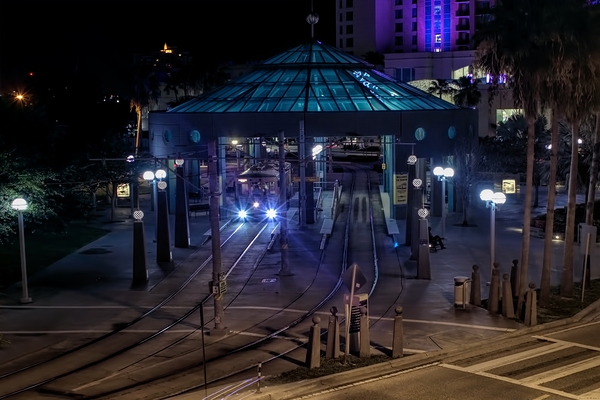 Quarter To Ten Dick Greco Plaza  by Chrystyne Novack