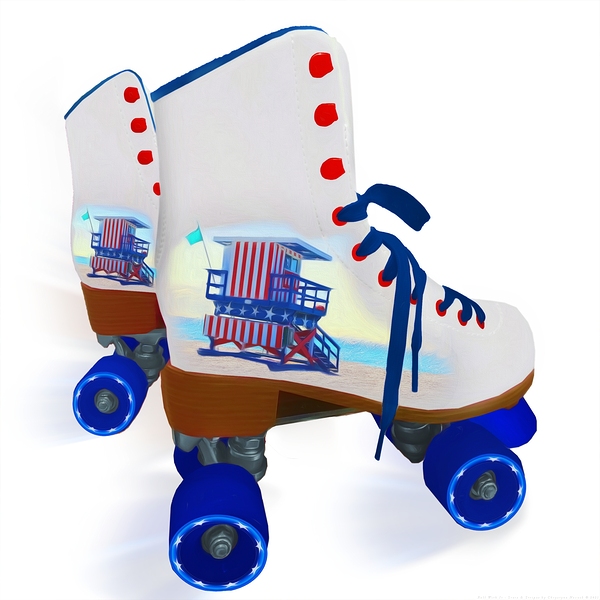 Roll With It - Stars & Stripes by Chrystyne Novack
