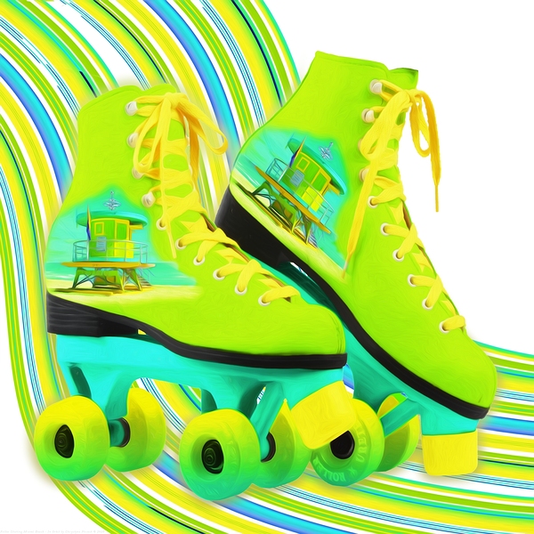 Roller Skating Miami Beach -In Orbit by Chrystyne Novack