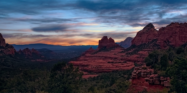 Sunset Symphony - Sedona by Chrystyne Novack