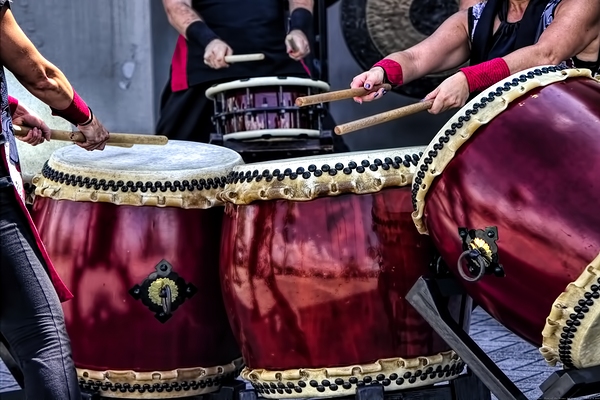 Taiko -Beat of the Drums by Chrystyne Novack