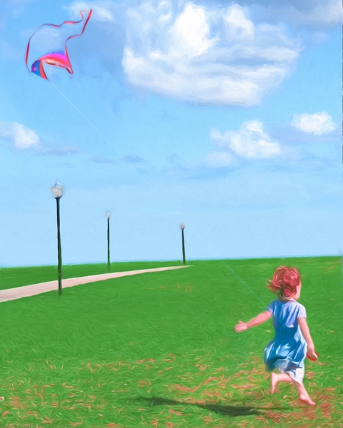 The Kite Dancer Print