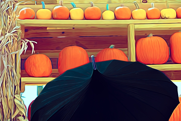 Witch Pumpkin II Print