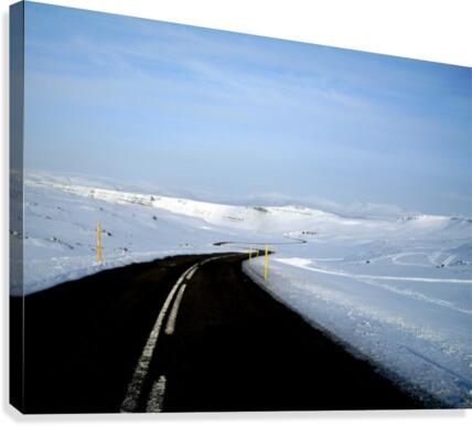 Iceland Road Canvas Print