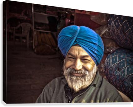 Sikh Man Canvas Print
