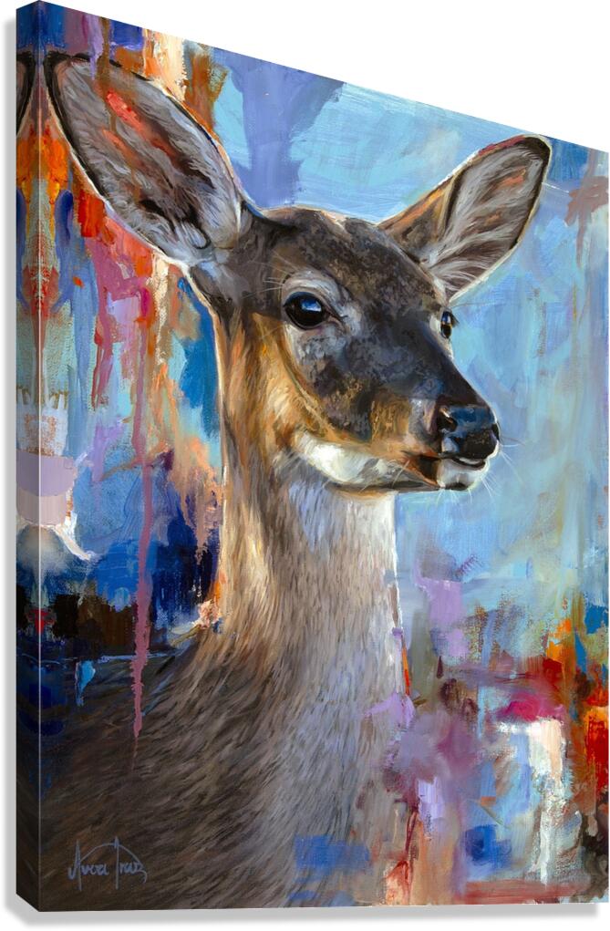 Wide Eyes Canvas Print