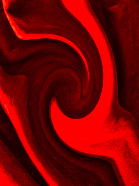Deep Red Print