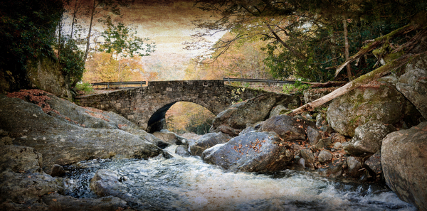 Stone Bridge Crossing Print