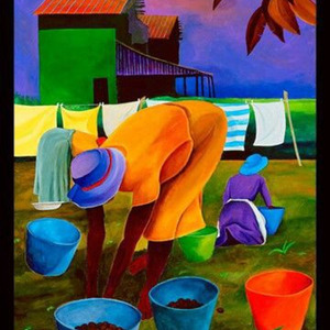 Women Washing Clothes