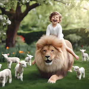 Lion And Lambs