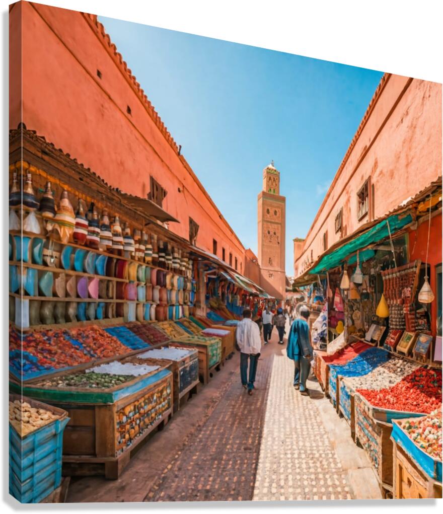 Markash moroco Article est Art Canvas Print