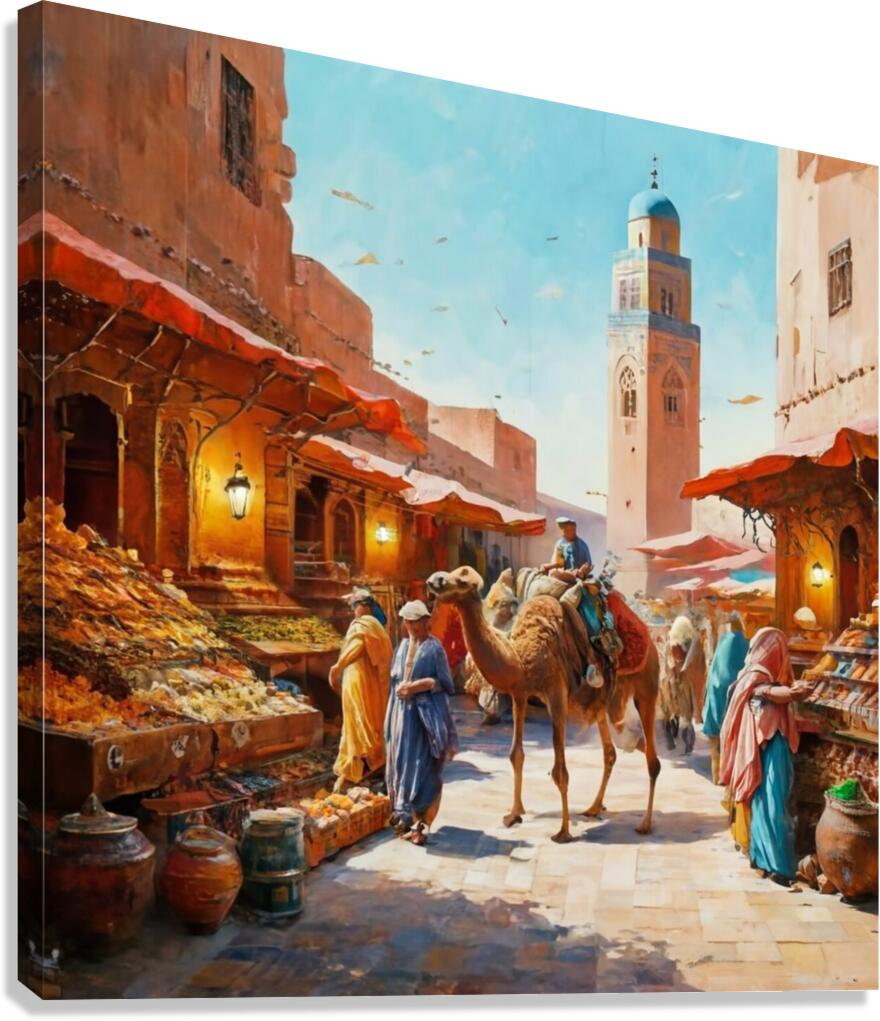 a vibrant and captivating art print capturing the Canvas Print