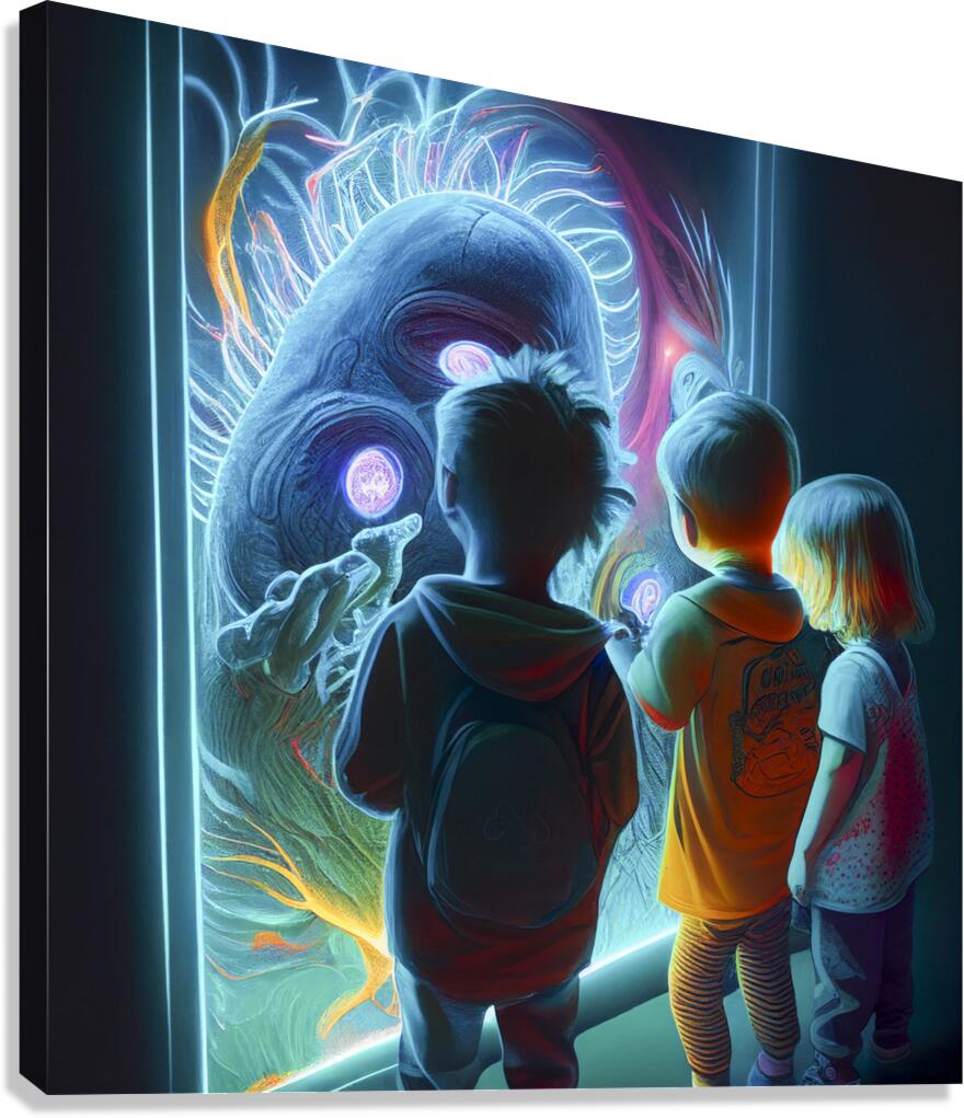 A Look Inside Canvas Print