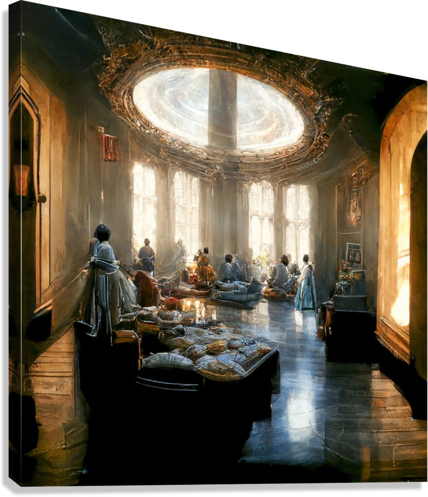 Renaissance Gathering Canvas Print