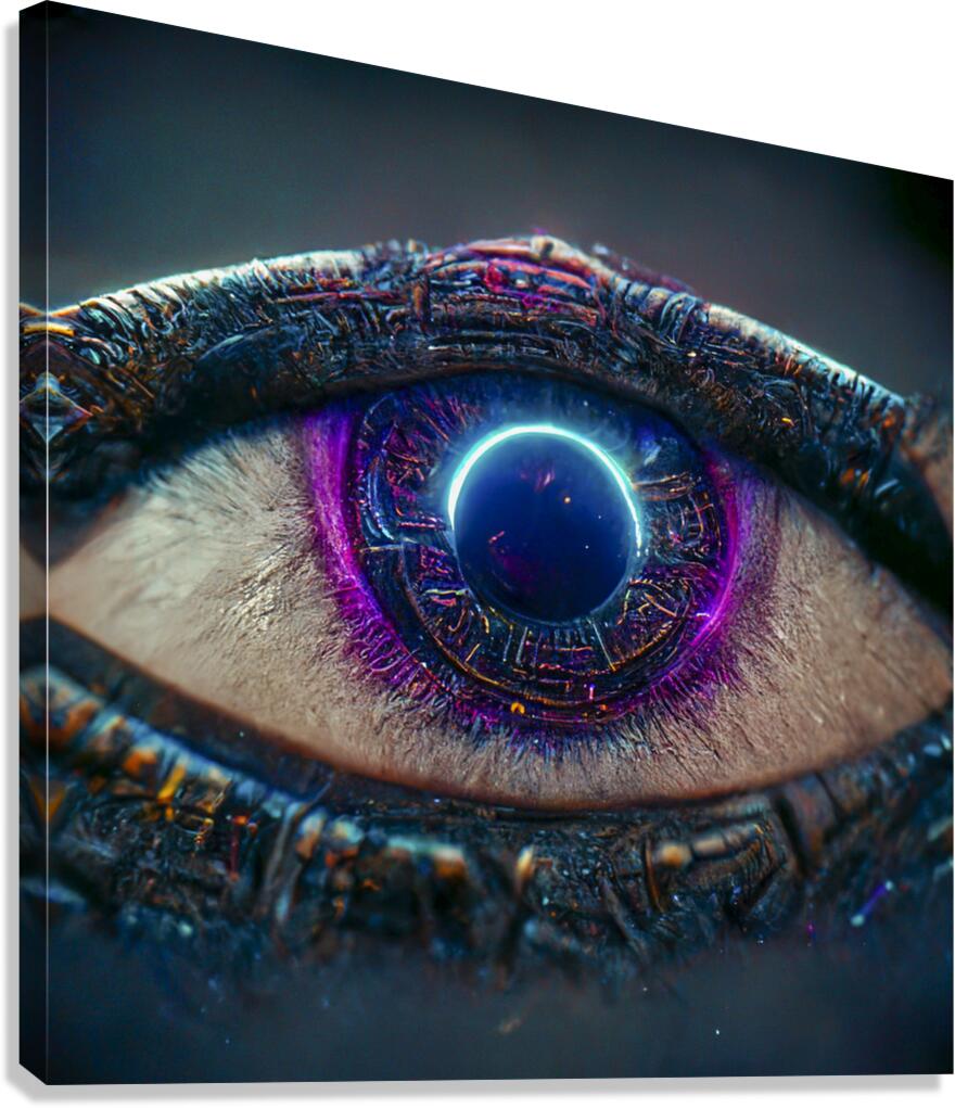 Intergalactic Eye Canvas Print