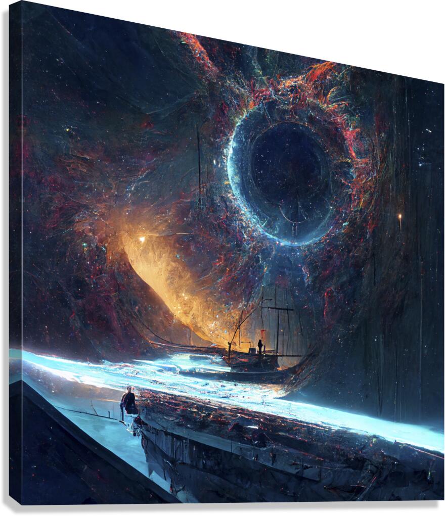 Space Sail Canvas Print