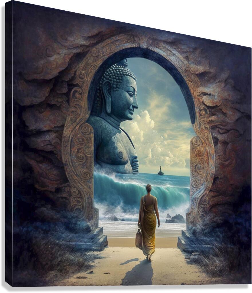Monks Vision Canvas Print