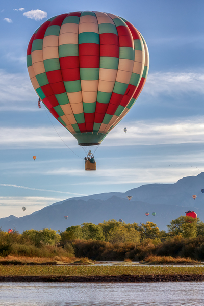 Crew Balloon Landing by Susan Tregoning
