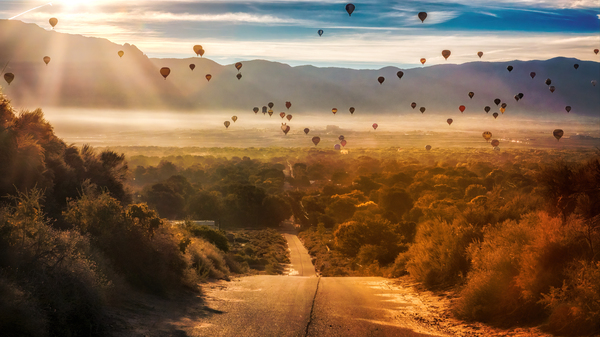 Sun Dazzled Corrales by Susan Tregoning