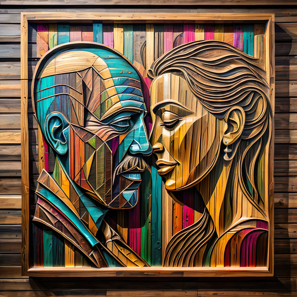 Abstract surreal the bold and the beautiful  by digitalartlb