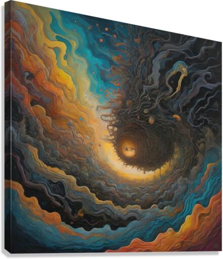Chromatic vortex Canvas Print