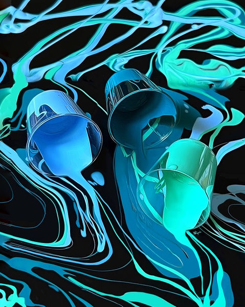 Paint Pour Print