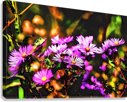 Happy Honey Bee Canvas Print