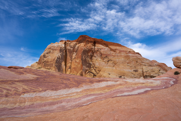 Fire Wave Mountain Print