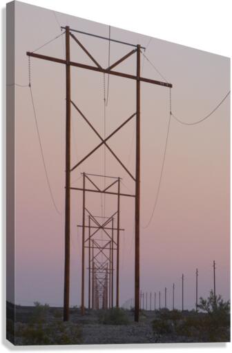 Stacked Lines Canvas Print