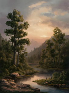 Peaceful Lake Scenery