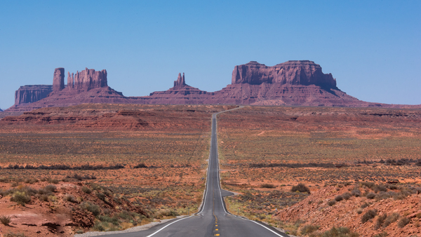 Monument Valley Roadway by Rhammes