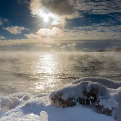  Harbor ice on Lake Superior