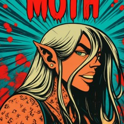 Moth – Monstrous Series Comic Noir Fantasy Pop Art Poster