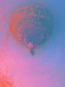 Balloon in cloud - red
