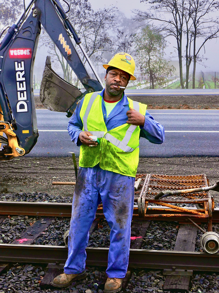 Laying track: Worker by KOMurphy