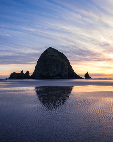 Haystack Rock Cannon Beach Oregon by MatFr