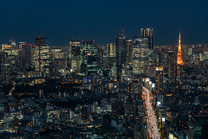 Tokyo Skyline at Night