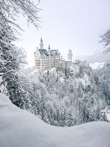 Neuschwanstein Castle in Winter